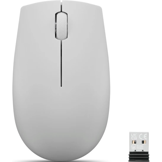 Мышь Lenovo 300 Wireless Compact серый оптическая 1000dpi беспров. (GY51L15678)