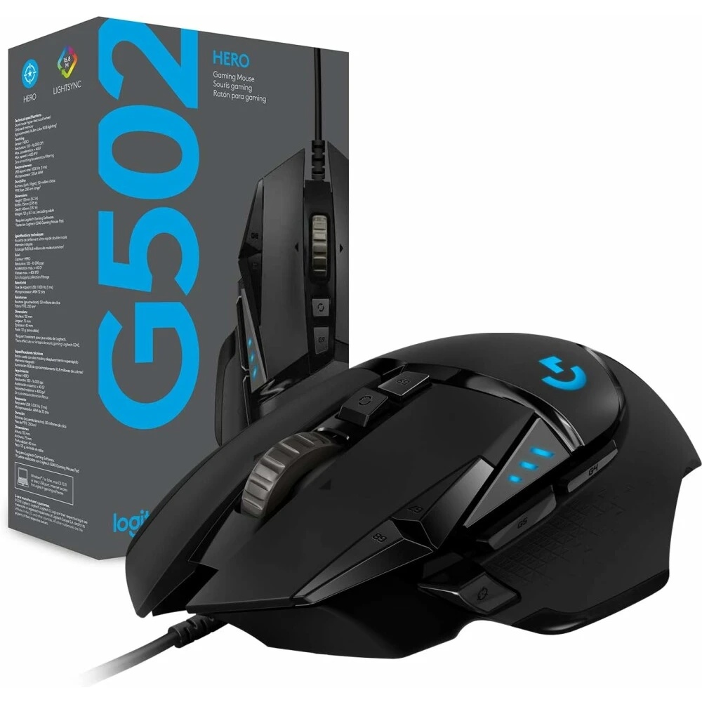 Мышь Logitech Mouse G502 HERO High Performance Gaming Retail