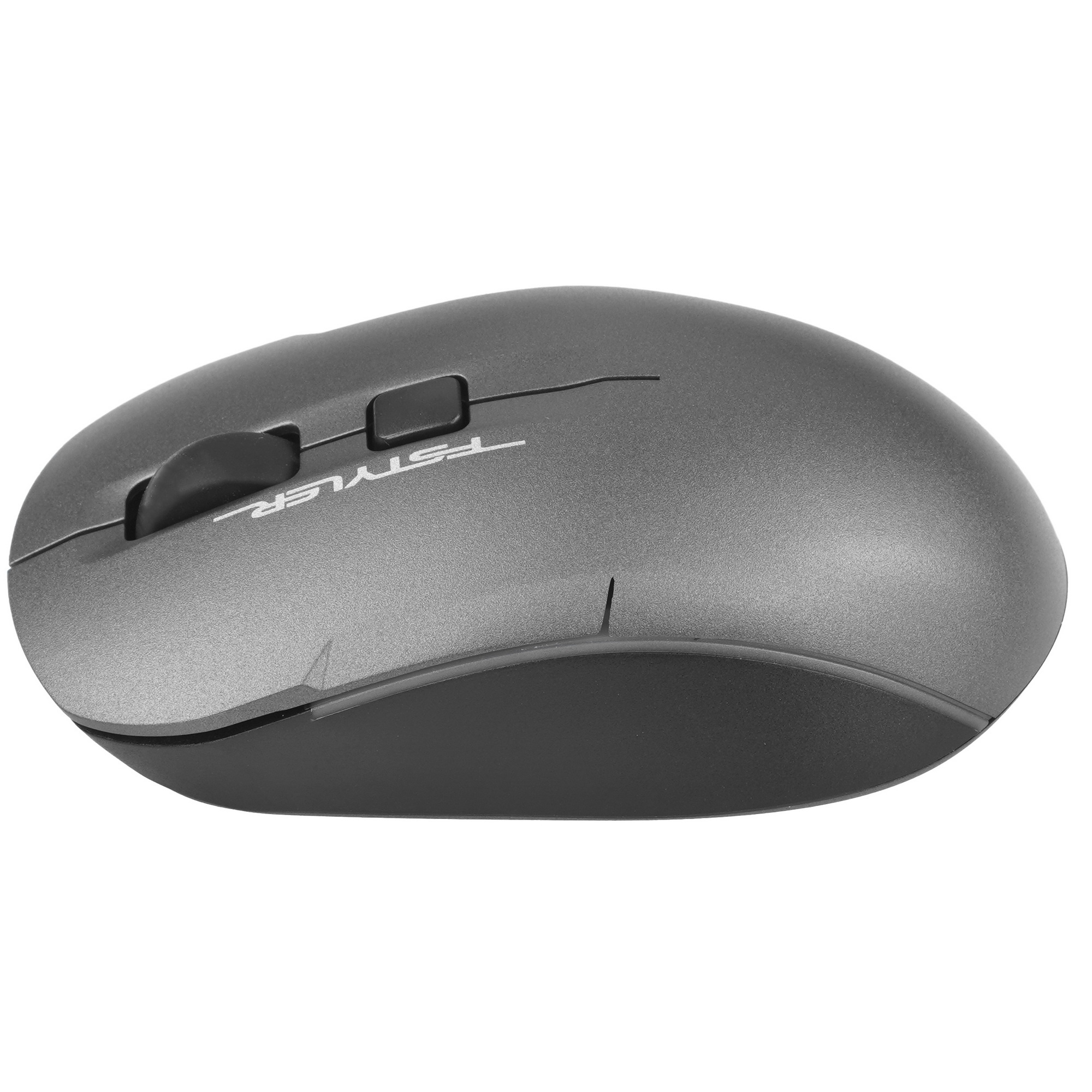 Мышь беспроводная A4Tech Fstyler FB26CS Air2 серый/черный, 2000 dpi, радиоканал, Bluetooth, USB, кно