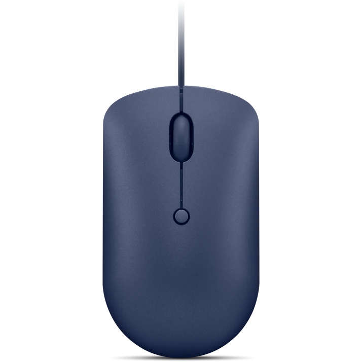 Мышь Lenovo 540 синий оптическая 2400dpi USB2.0 (GY51D20878)