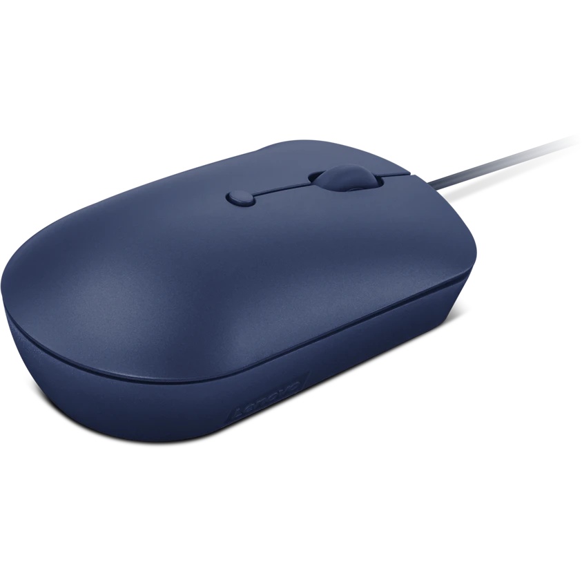 Мышь Lenovo 540 синий оптическая 2400dpi USB2.0 (GY51D20878)