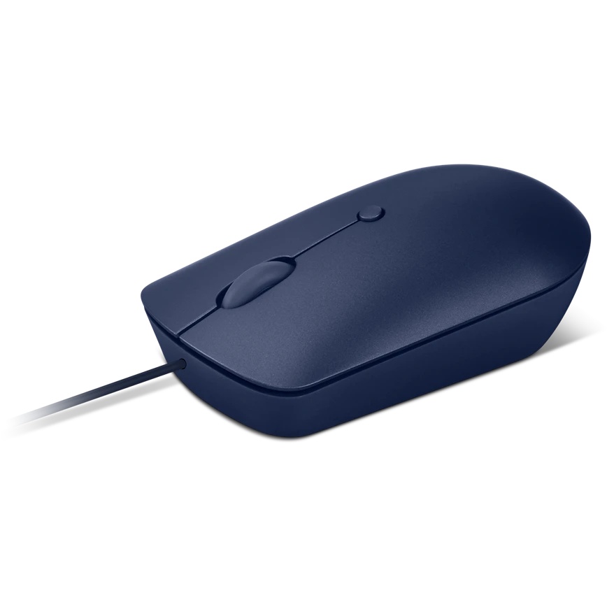 Мышь Lenovo 540 синий оптическая 2400dpi USB2.0 (GY51D20878)