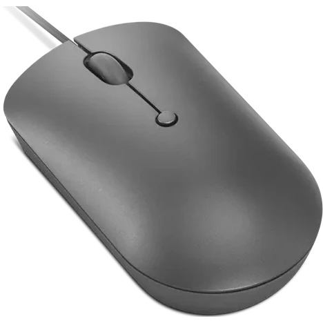 Мышь Lenovo 540 темно-серый оптическая 2400dpi USB2.0 (GY51D20876)