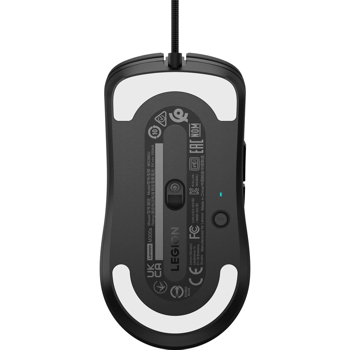 Мышь Lenovo Legion M300s RGB Gaming черный оптическая 8000dpi USB2.0 (GY51H47350)