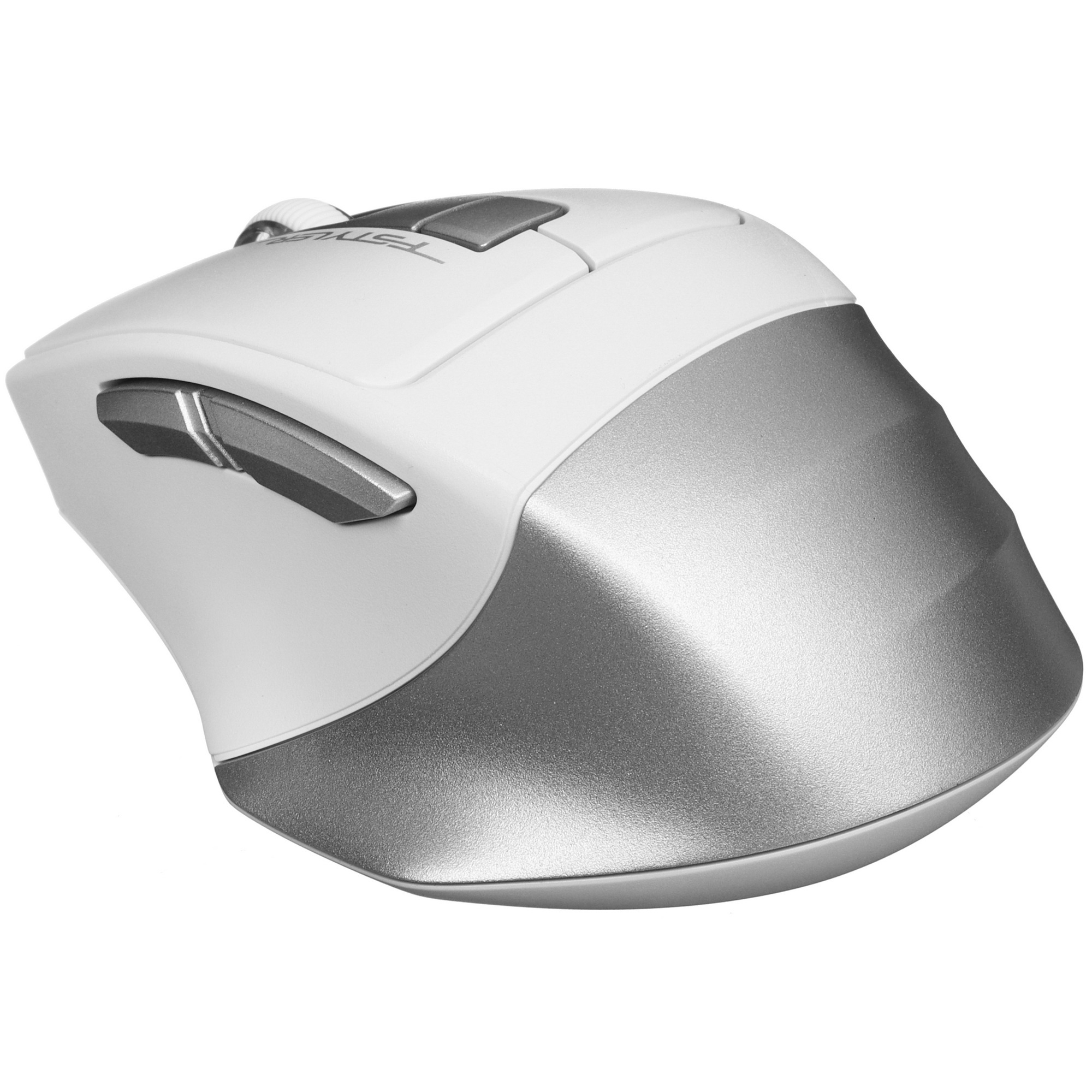 Мышь беспроводная A4Tech Fstyler FB35S белый/серый, 2000 dpi, радиоканал, Bluetooth, USB, кнопки - 5