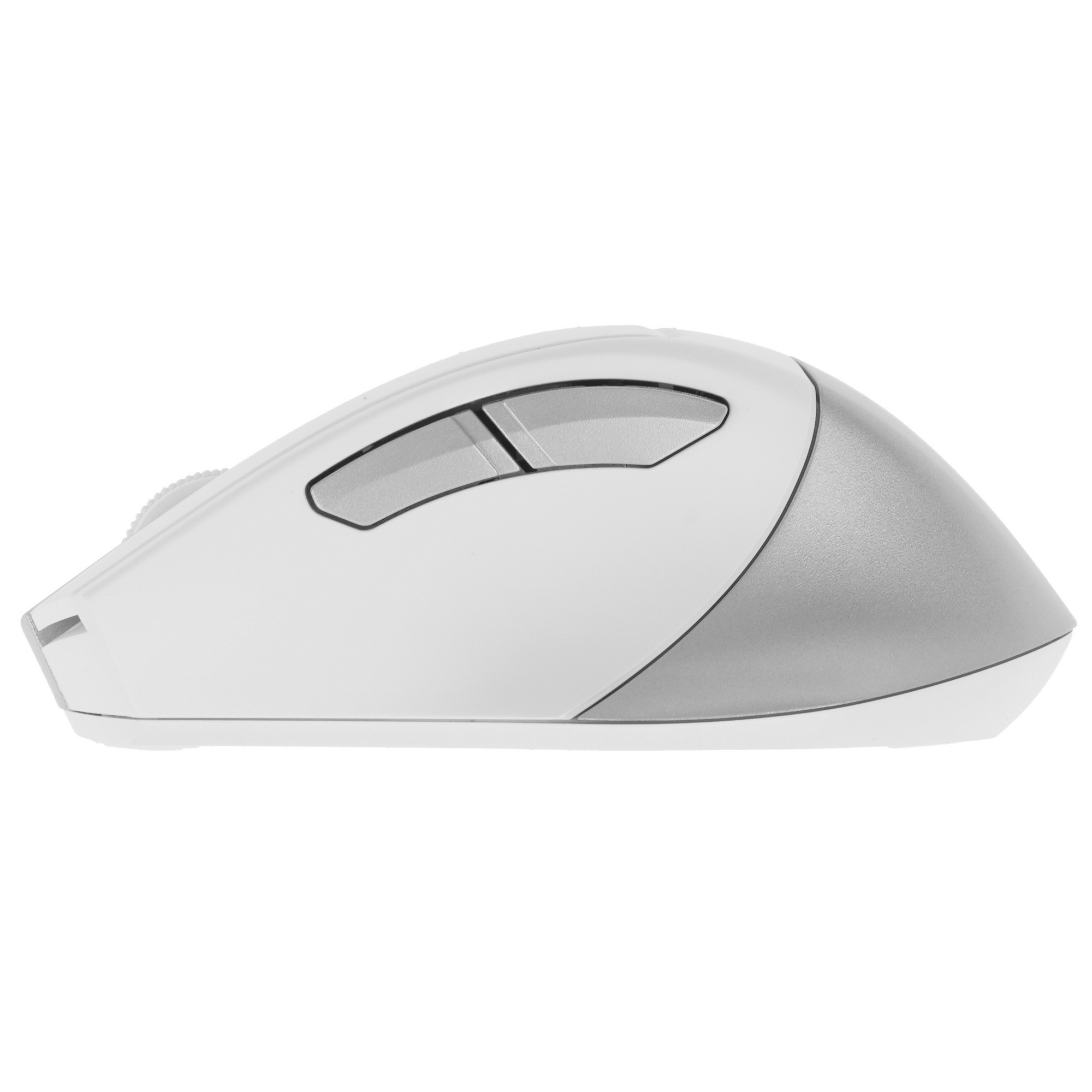 Мышь беспроводная A4Tech Fstyler FG35S серебристый/белый, 2000 dpi, радиоканал, USB, кнопки - 5