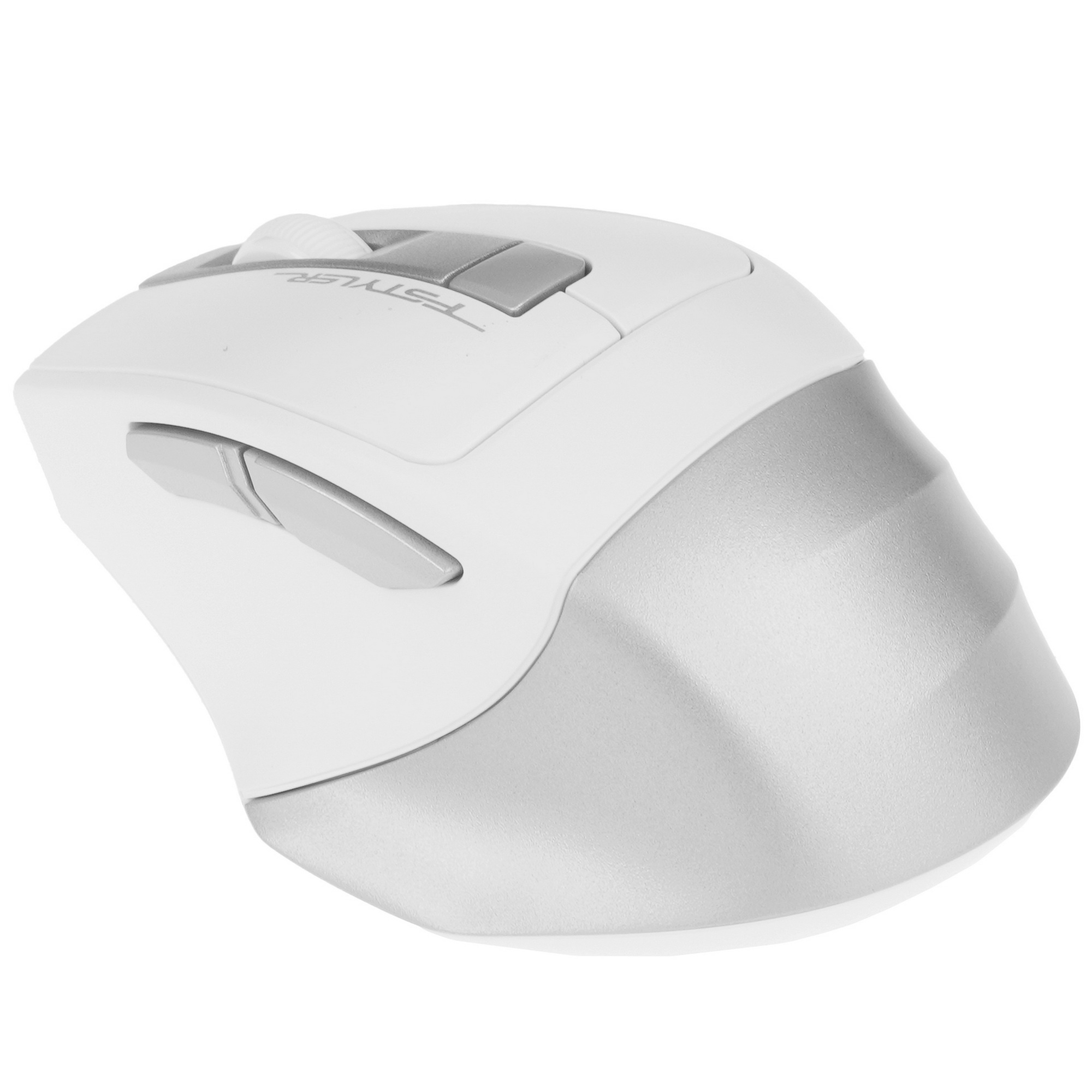 Мышь беспроводная A4Tech Fstyler FG35S серебристый/белый, 2000 dpi, радиоканал, USB, кнопки - 5