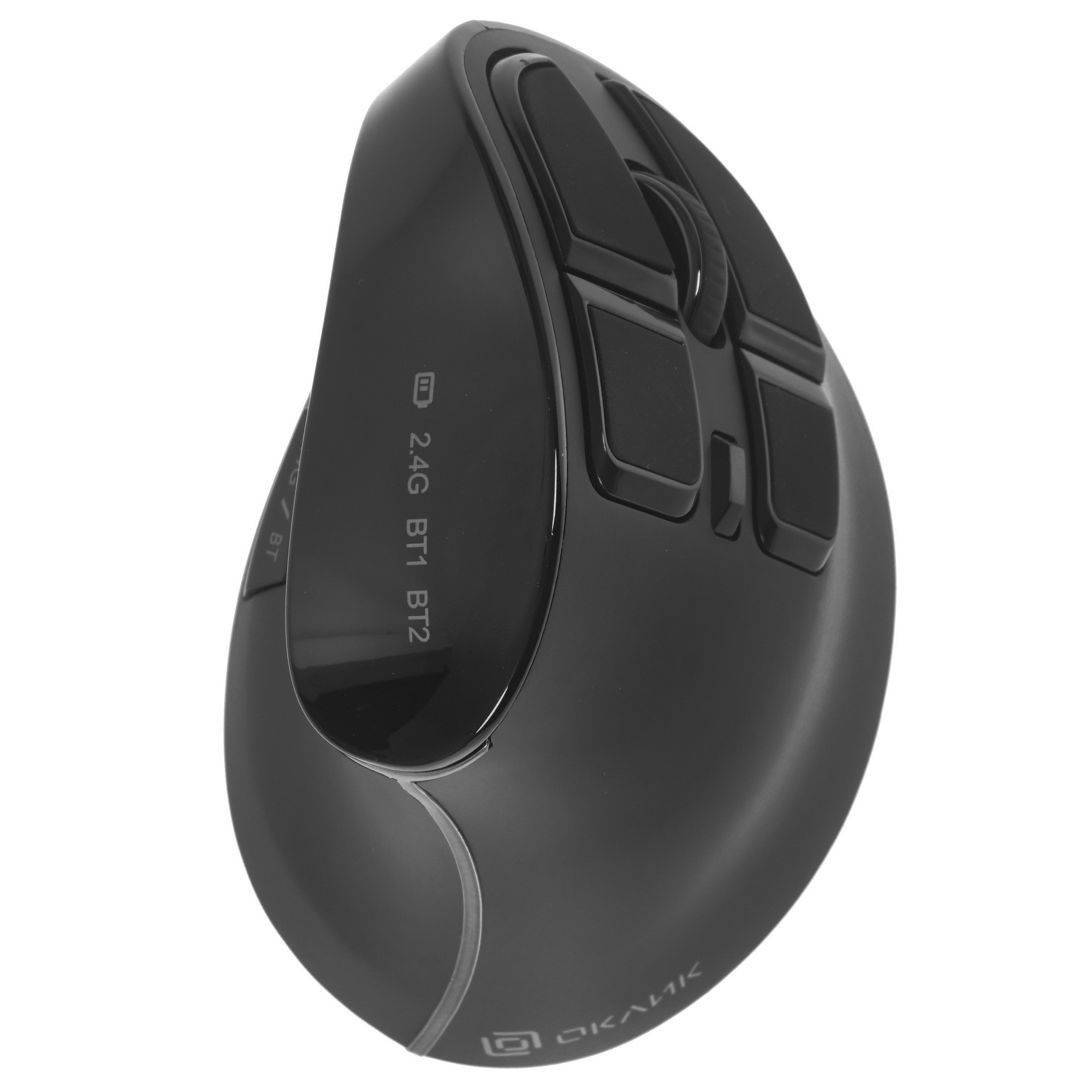 Мышь беспроводная Oklick 990MW черный, 2400 dpi, радиоканал, Bluetooth, USB, кнопки - 9