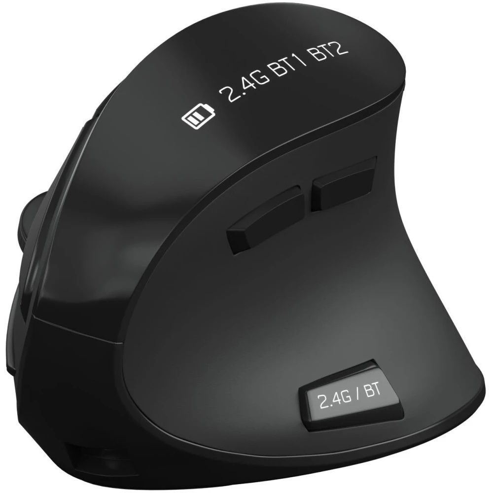 Мышь беспроводная Oklick 990MW черный, 2400 dpi, радиоканал, Bluetooth, USB, кнопки - 9