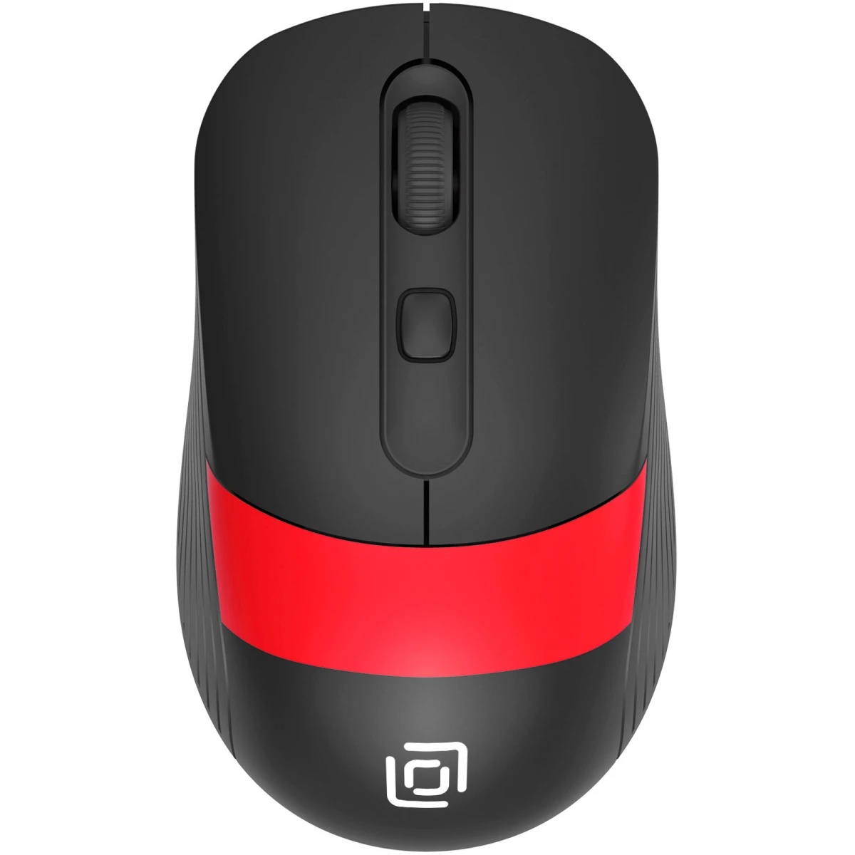 Мышь беспроводная Oklick 310MW черный/красный, 3200 dpi, радиоканал, USB, кнопки - 4