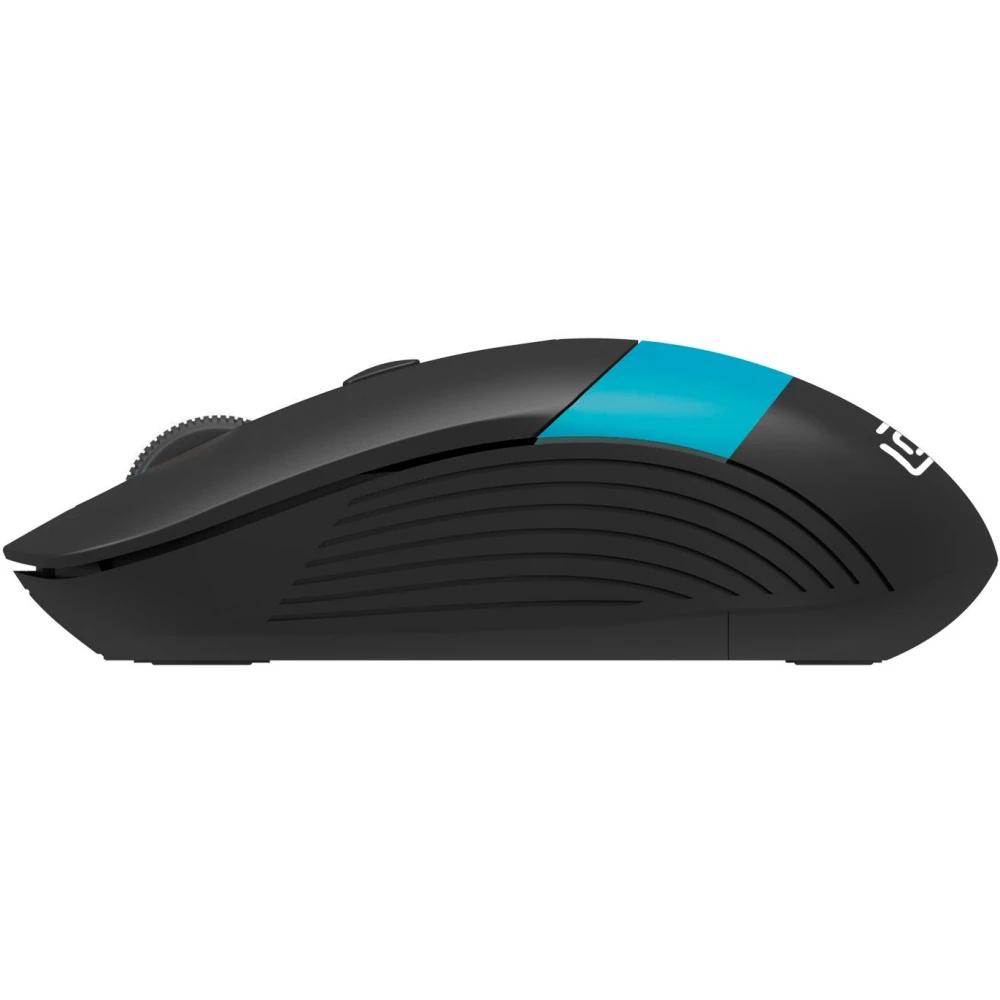 Мышь беспроводная Oklick 310MW черный/синий, 3200 dpi, радиоканал, USB, кнопки - 4