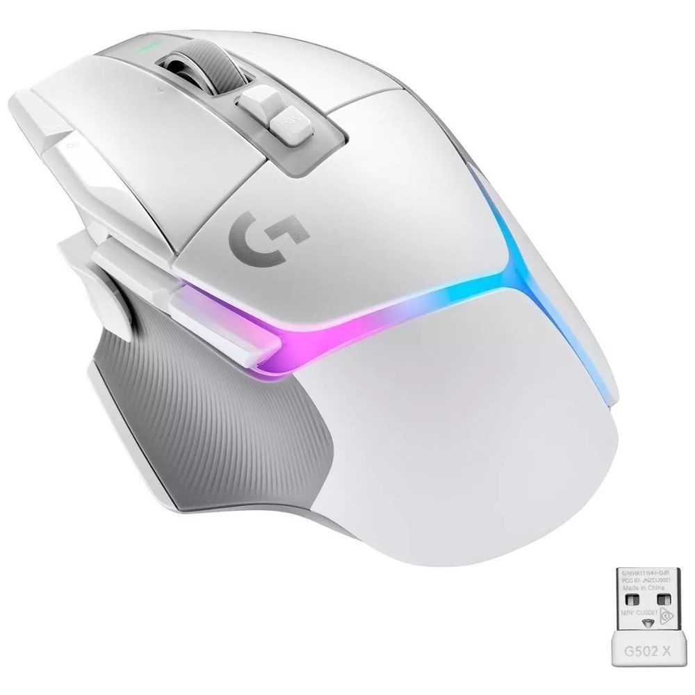 Игровая мышь беспроводная Logitech G502 X PLUS, White 910-006171