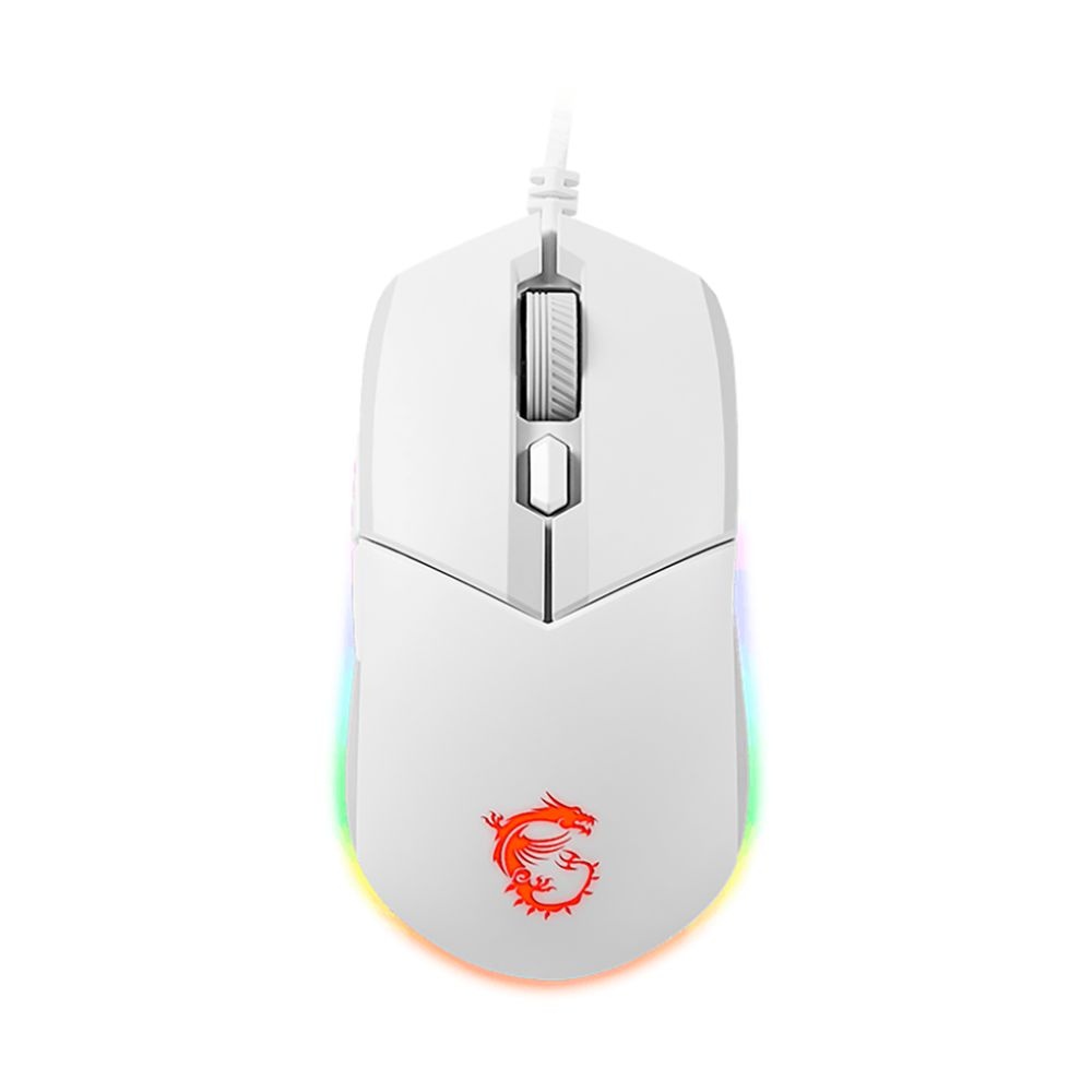 Мышь MSI Clutch GM11 белый оптическая (5000dpi) USB (5but)