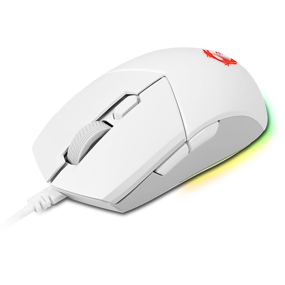 Мышь MSI Clutch GM11 белый оптическая (5000dpi) USB (5but)