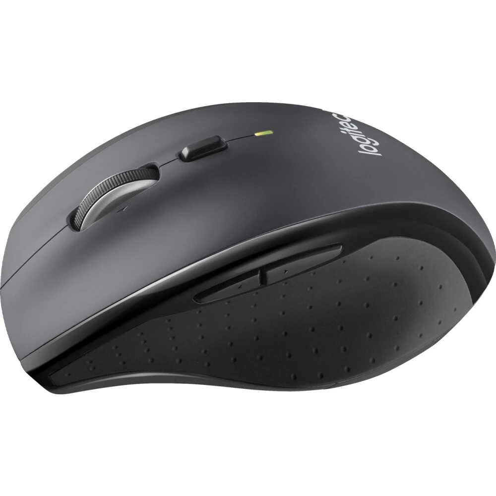 Мышь беспроводная Logitech M705 серый/черный, 1000 dpi, радиоканал, USB, кнопки - 6