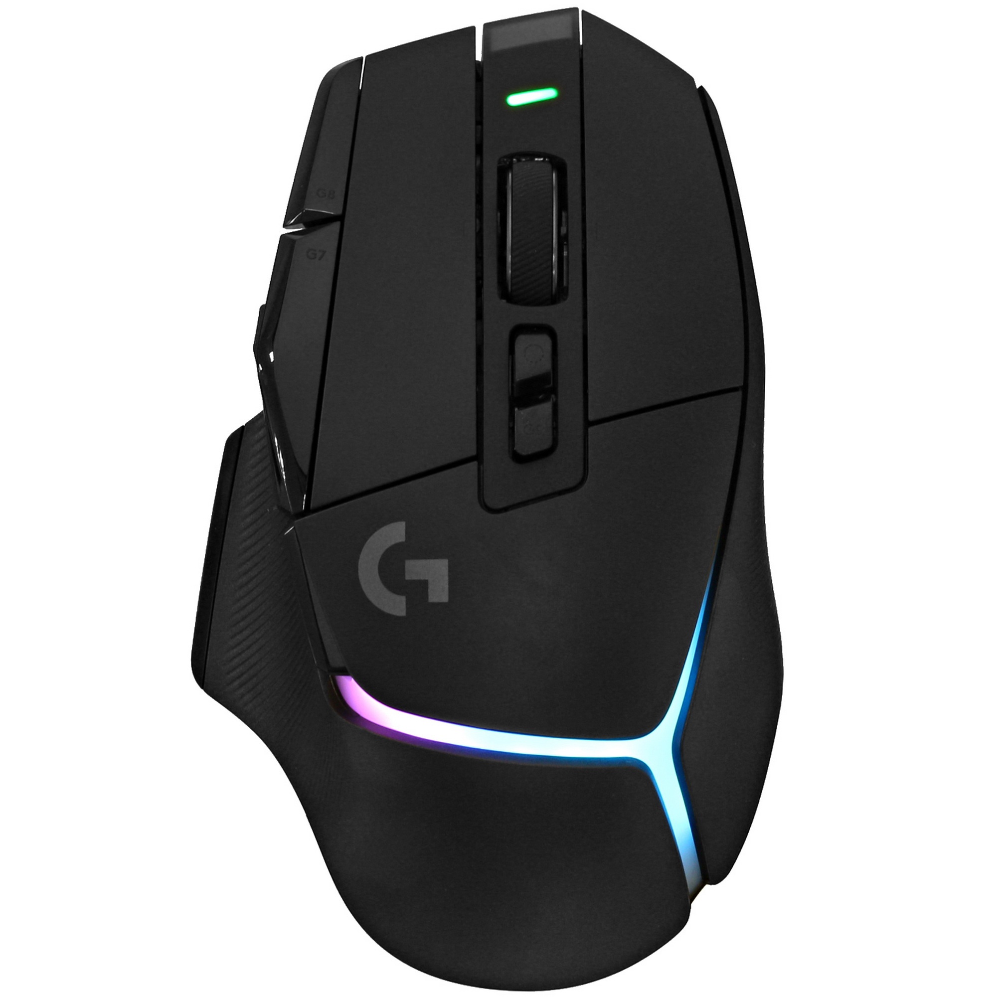 Мышь беспроводная Logitech G502 X Plus черный, 25600 dpi, радиоканал, USB, кнопки - 13