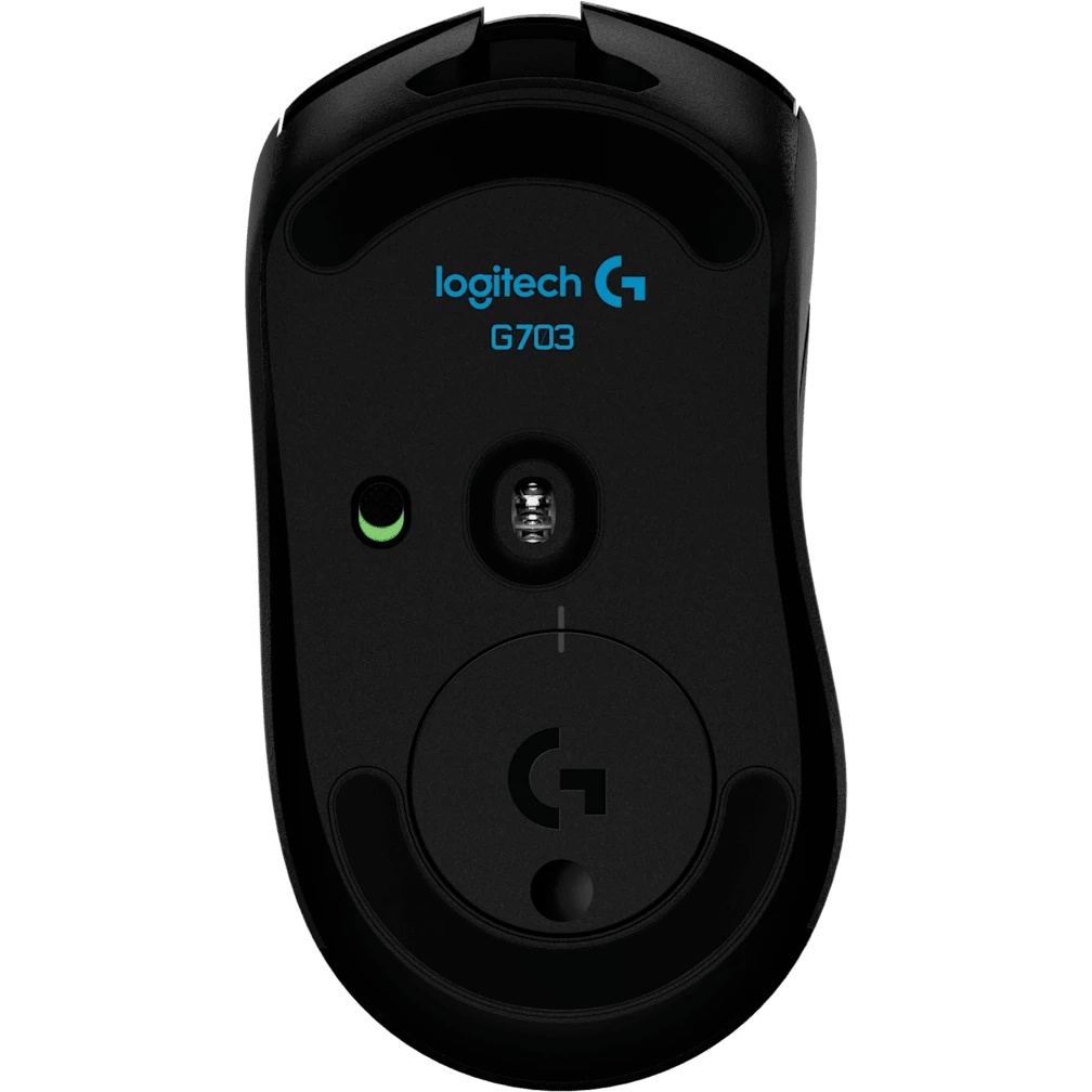 Мышь игровая Logitech G703 Lightspeed черная, сенсор 100-25600dpi (Hero25K), беспроводная 2.4GHz + U
