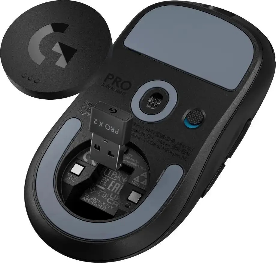 Мышь беспроводная Logitech G PRO X SUPERLIGHT 2 черный, 32000 dpi, радиоканал, USB, кнопки - 5