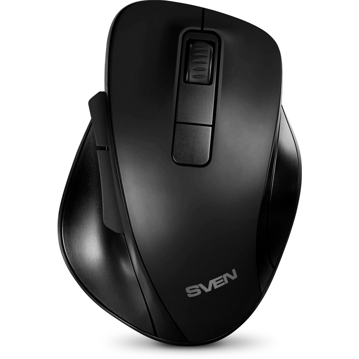 Мышь беспроводная Sven RX-525SW черная (бесшумн. кл., 5+1кл. 600-1400DPI, Soft-touch, блист.)
