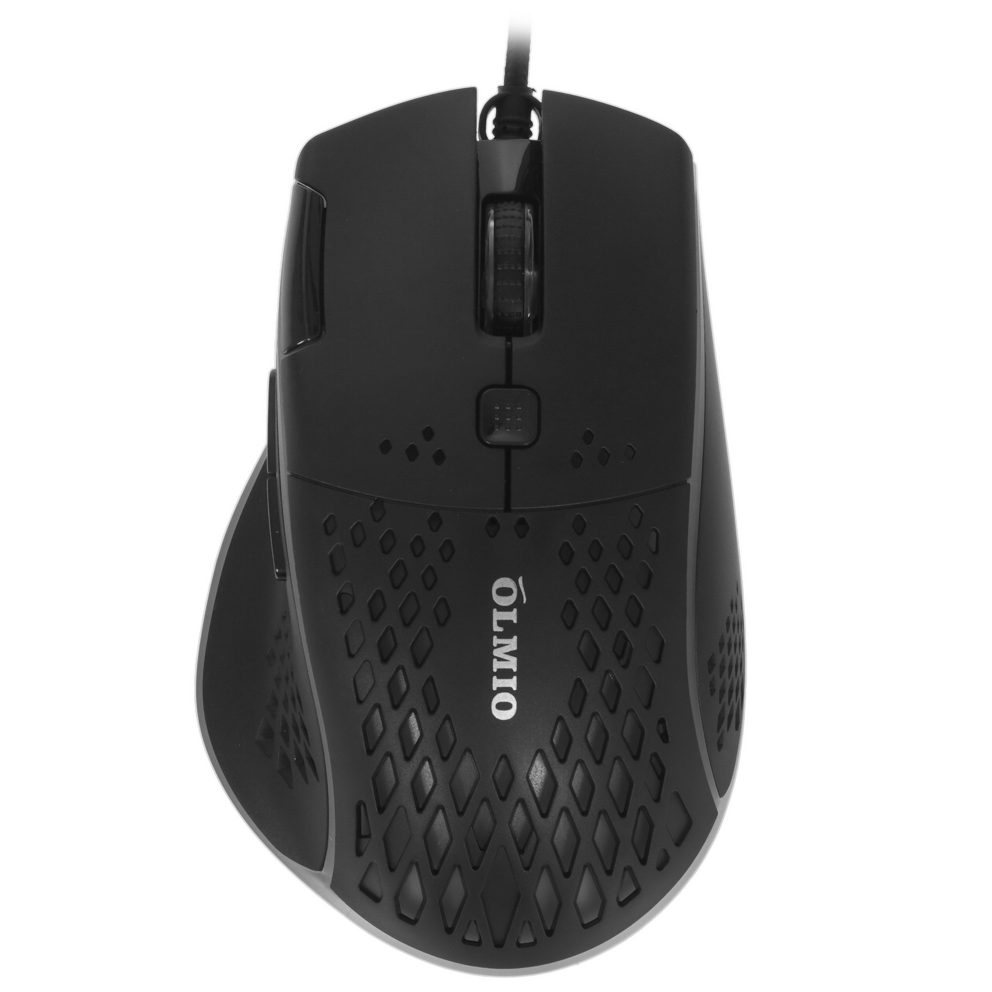 Мышь проводная игровая OLMIO CM-99 Gaming Series черный 250см\7 прог кнопок\7200 Dpi\125Hz\RGB\78гр