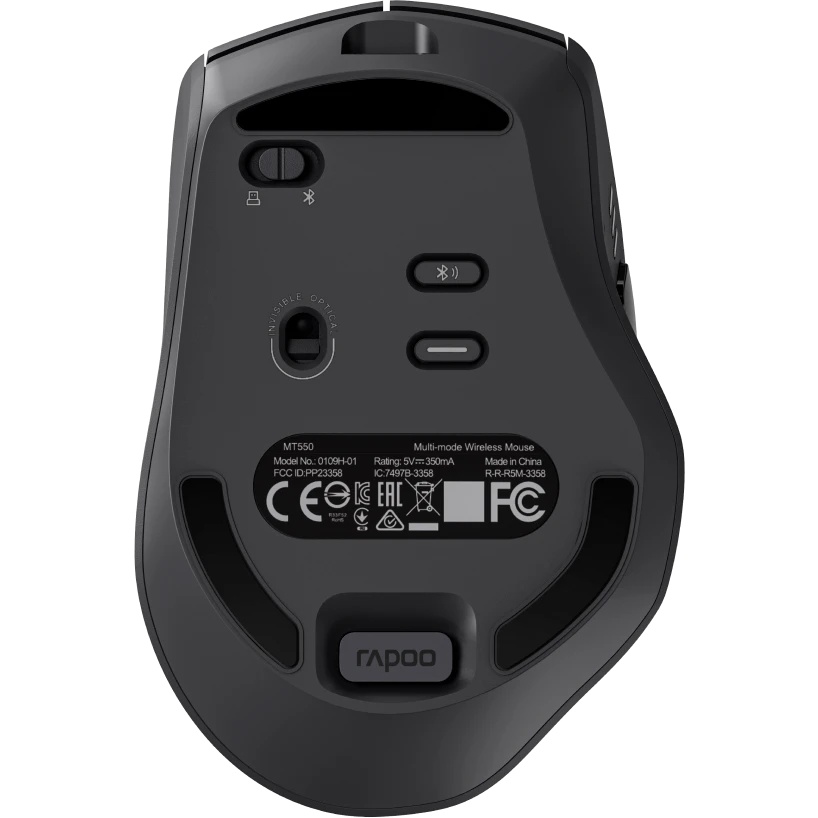 Мышь беспроводная RAPOO MT550L, цвет - черный (12764)