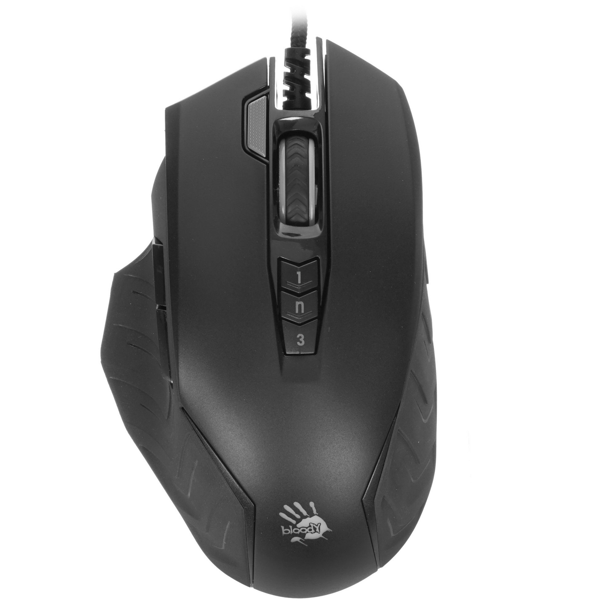 Мышь проводная A4Tech Bloody J95s черный, 8000 dpi, USB, кнопки - 9