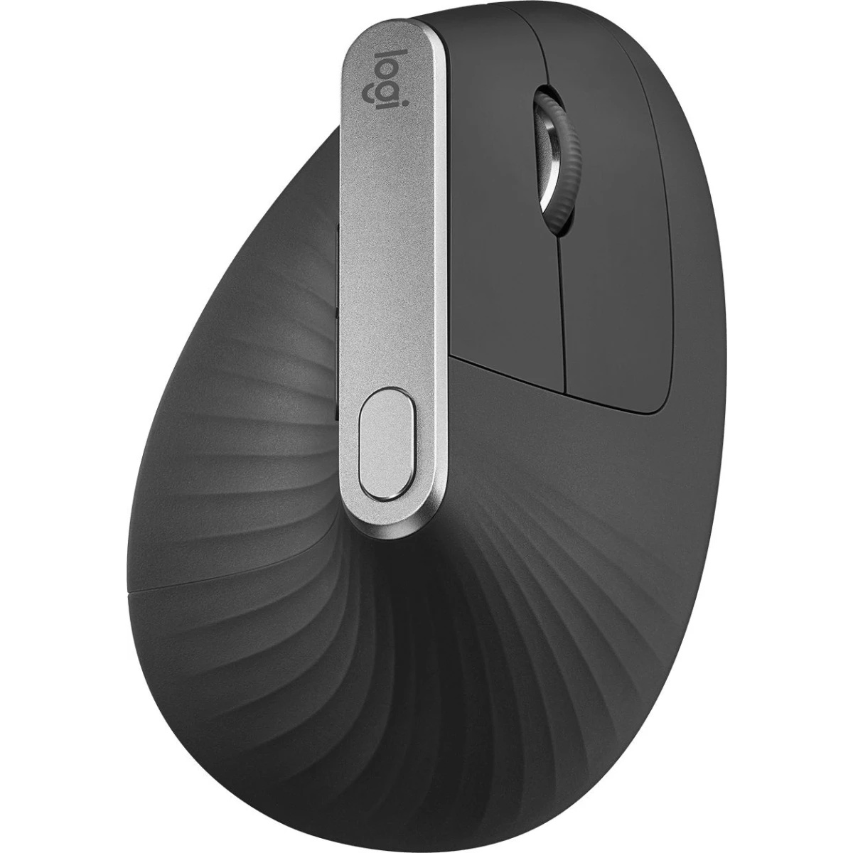 Мышь беспроводная Logitech MX Vertical черный/серебристый, 4000 dpi, радиоканал, Bluetooth, USB, кно