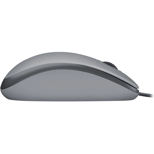 Мышь проводная Logitech M110 серый, 1000 dpi, USB, кнопки - 3
