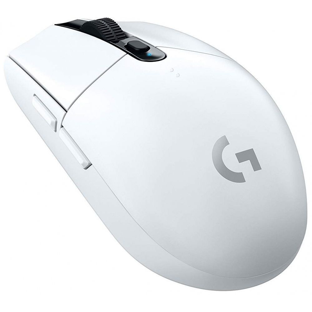 Мышь беспроводная Logitech G305 Lightspeed белый, 12000 dpi, радиоканал, USB, кнопки - 6
