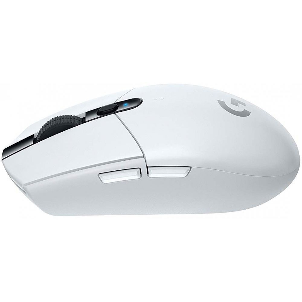 Мышь беспроводная Logitech G305 Lightspeed белый, 12000 dpi, радиоканал, USB, кнопки - 6