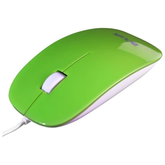 Мышь DELUX DLM-111 оптическая 3D mini, USB  (2 кнопок+скролл) белая