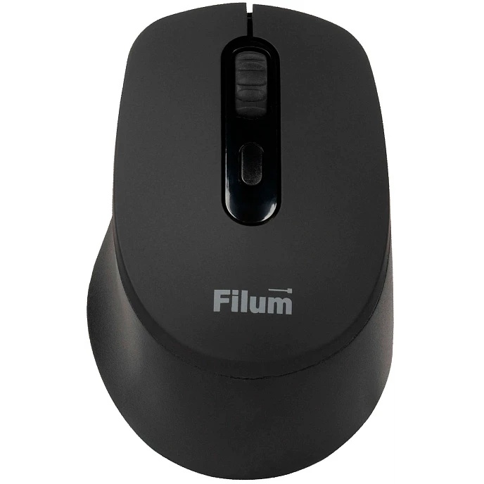 Мышь Wireless Filum FL-MW05-BK черная, 800-1600dpi, 4кн., USB