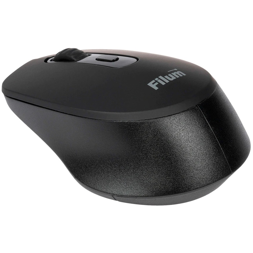 Мышь Wireless Filum FL-MW05-BK черная, 800-1600dpi, 4кн., USB