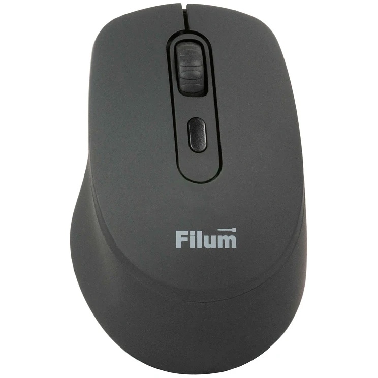 Мышь Wireless Filum FL-MBT05-BK оптическая USB/BT 4 кл., DPI: 800/1200/1600, питание АА 1 шт., черна