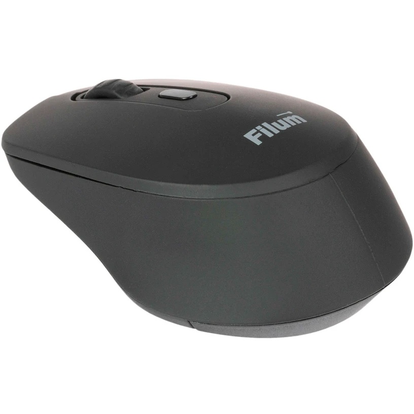 Мышь Wireless Filum FL-MBT05-BK оптическая USB/BT 4 кл., DPI: 800/1200/1600, питание АА 1 шт., черна