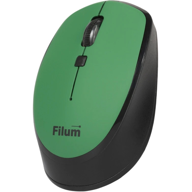 Мышь Wireless Filum FL-MW10-DGN оптическая 2.4 ГГц USB 4 кл., DPI: 800/1200/1600, питание АА 1 шт.,