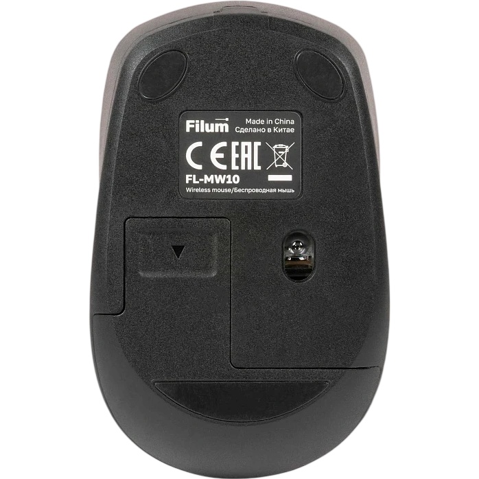 Мышь Wireless Filum FL-MW10-RD оптическая 2.4 ГГц USB 4 кл., DPI: 800/1200/1600, питание АА 1 шт., ч