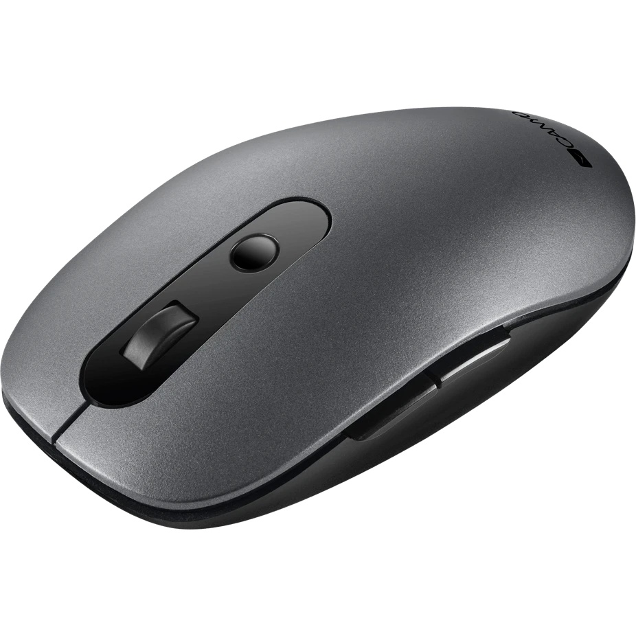 Мышь беспроводная Canyon MW-9 серый, 1600 dpi, радиоканал, Bluetooth, USB, кнопки - 6