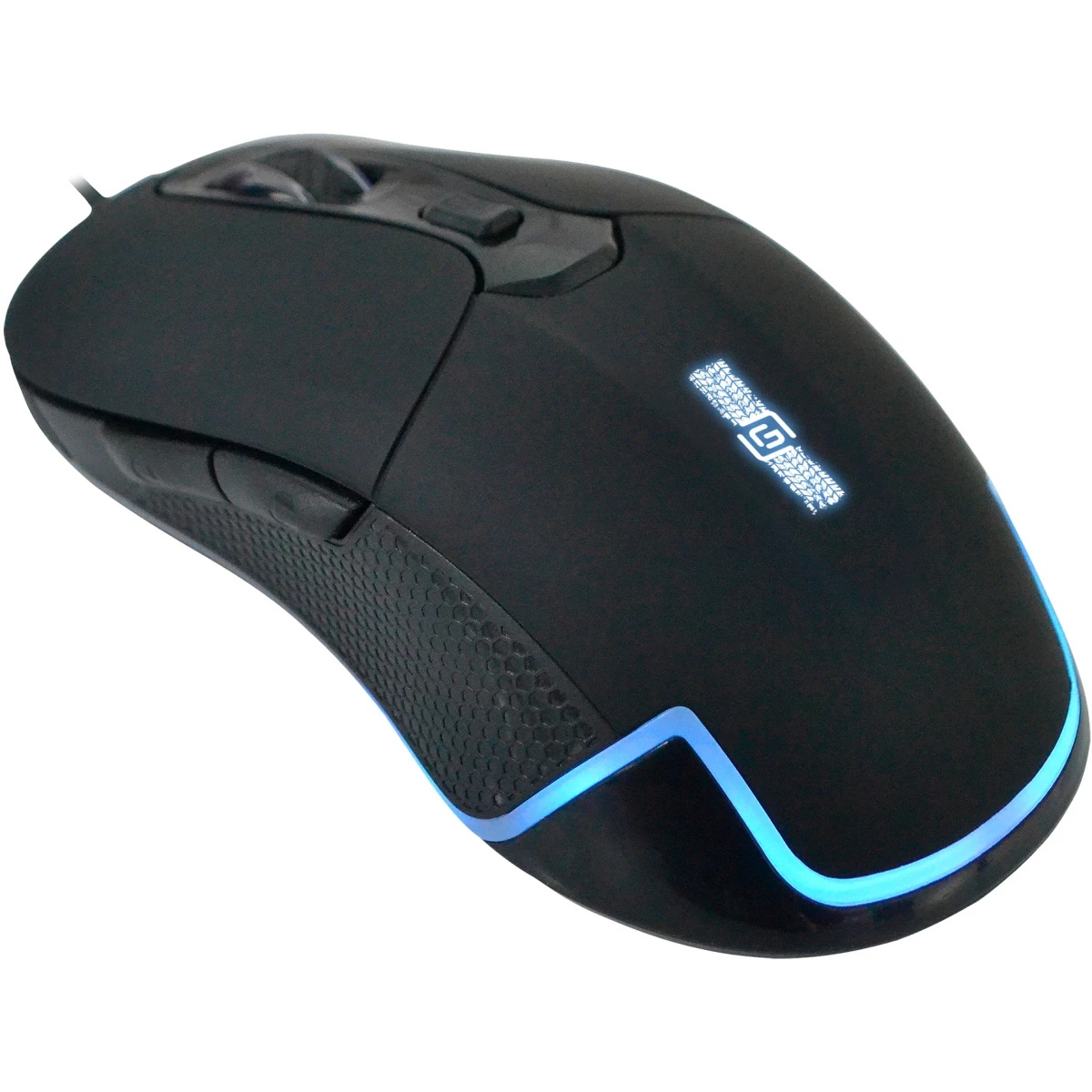 Мышь проводная Oklick 965G черный оптическая (2400dpi) USB игровая (6but)