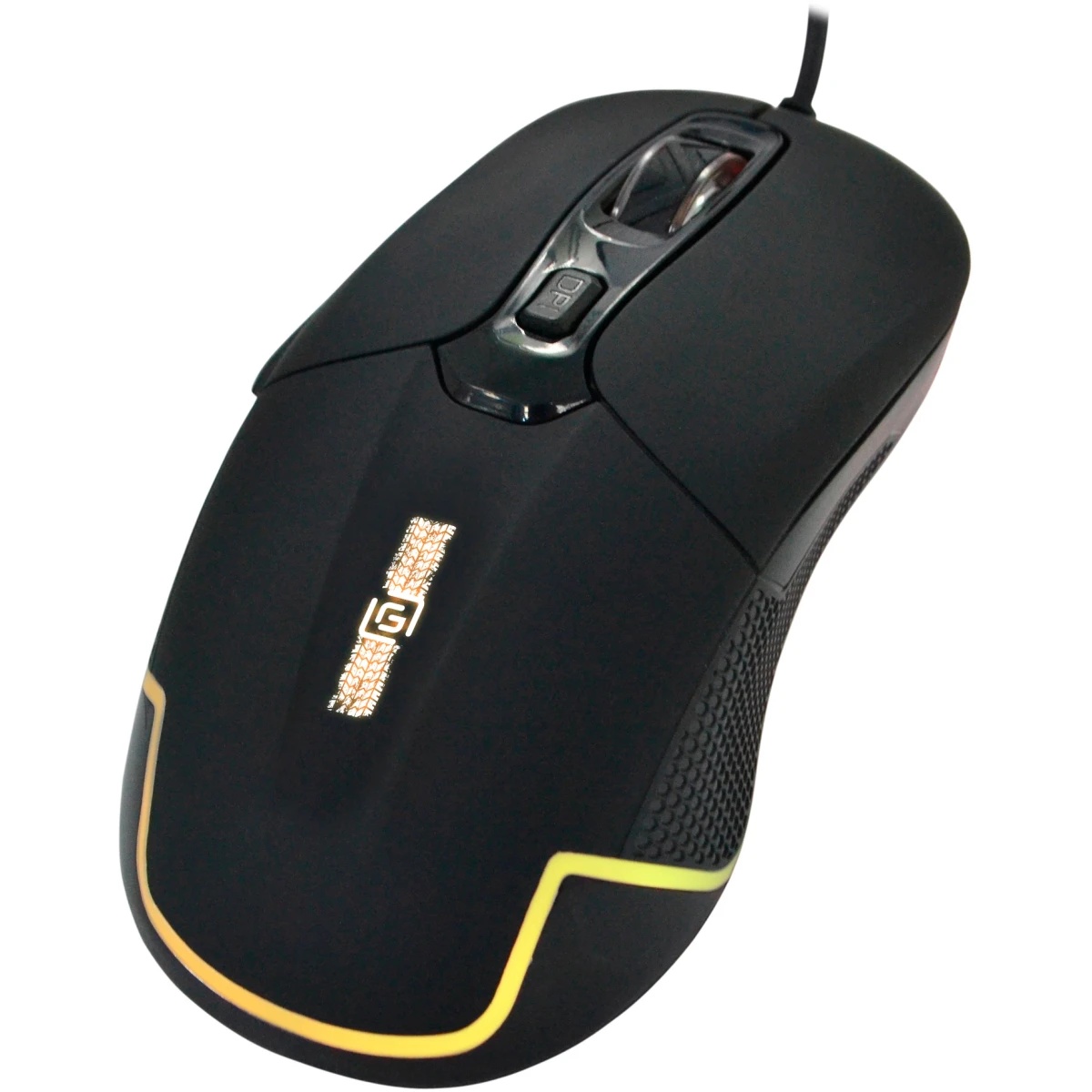Мышь проводная Oklick 965G черный оптическая (2400dpi) USB игровая (6but)