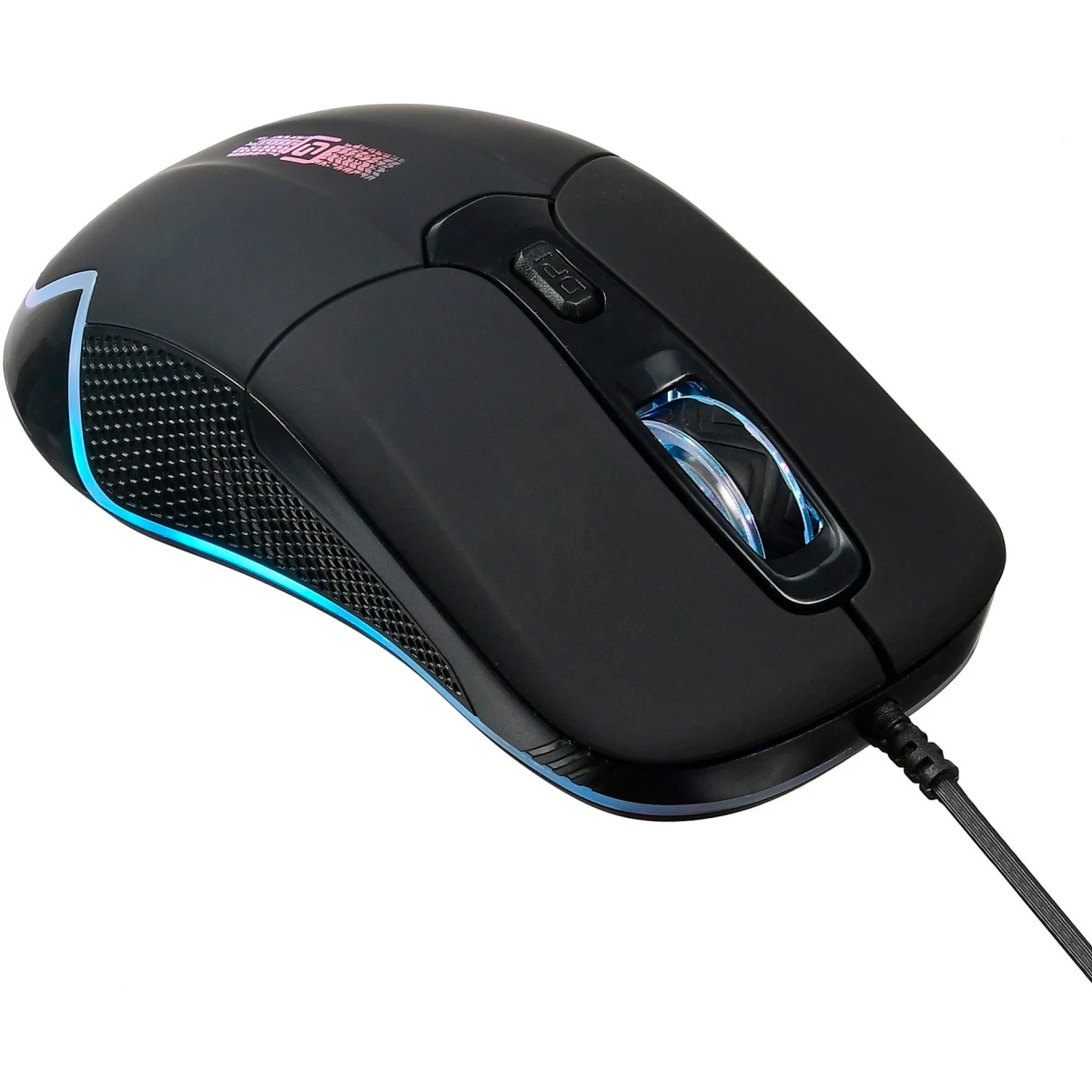 Мышь проводная Oklick 965G черный оптическая (2400dpi) USB игровая (6but)