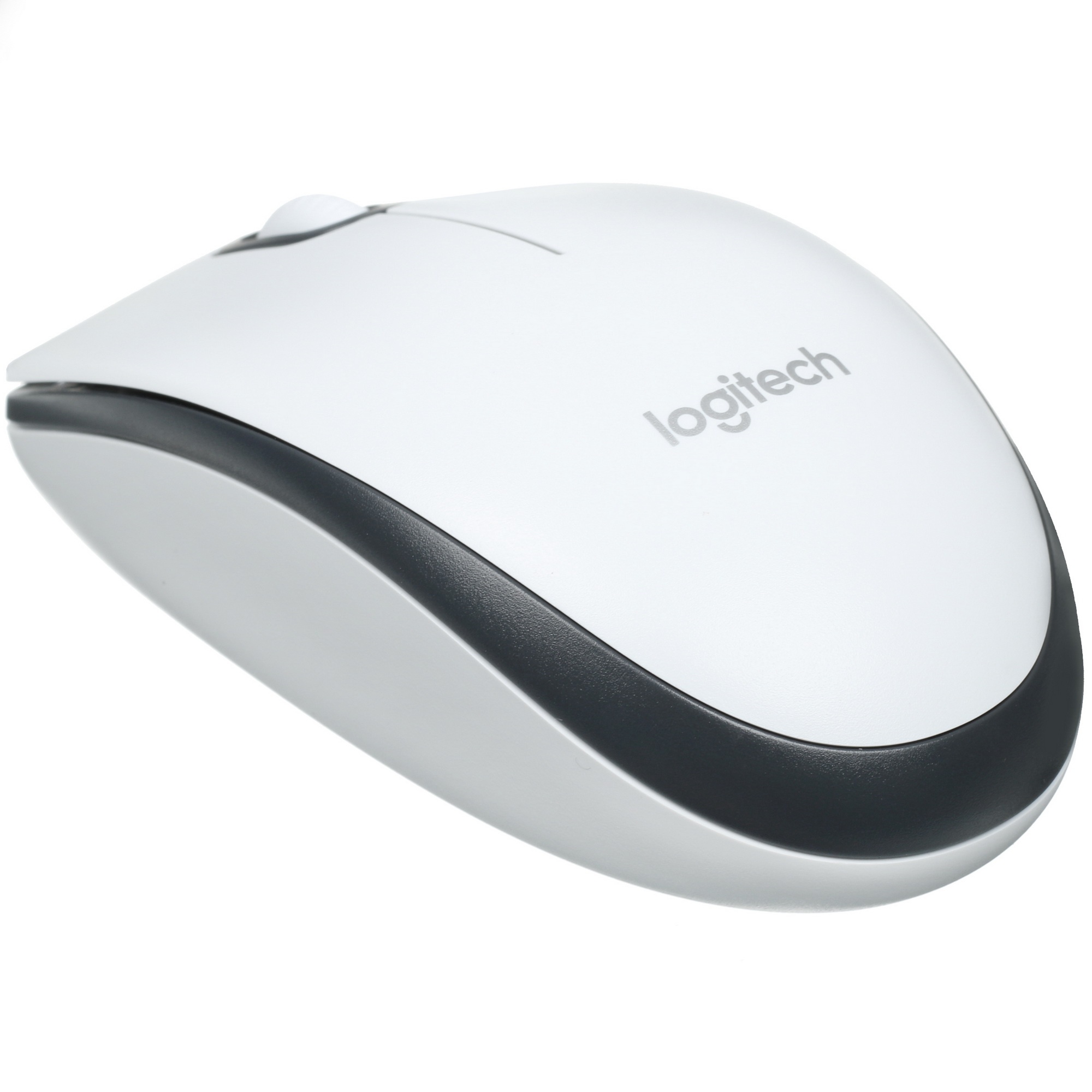 Мышь проводная Logitech M100R белый, 1000 dpi, USB, кнопки - 3