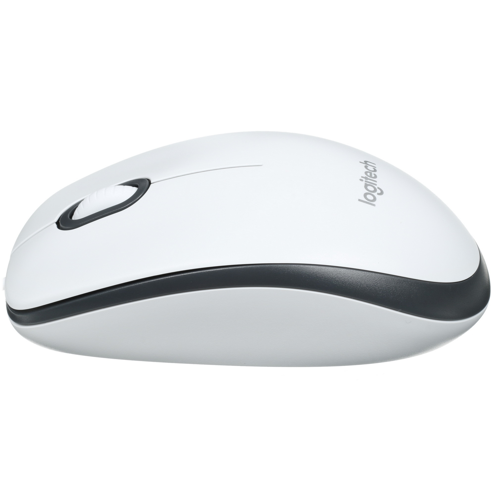 Мышь проводная Logitech M100R белый, 1000 dpi, USB, кнопки - 3