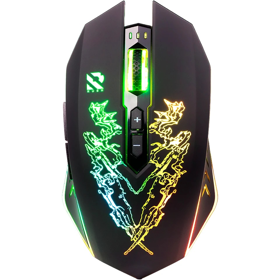 Мышь игровая беспроводная Smartbuy серия RUSH X27 черная (SBM-727AG-K)