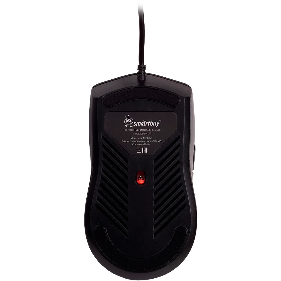 Мышь игровая проводная Smartbuy серия RUSH X33 черная (SBM733GK)