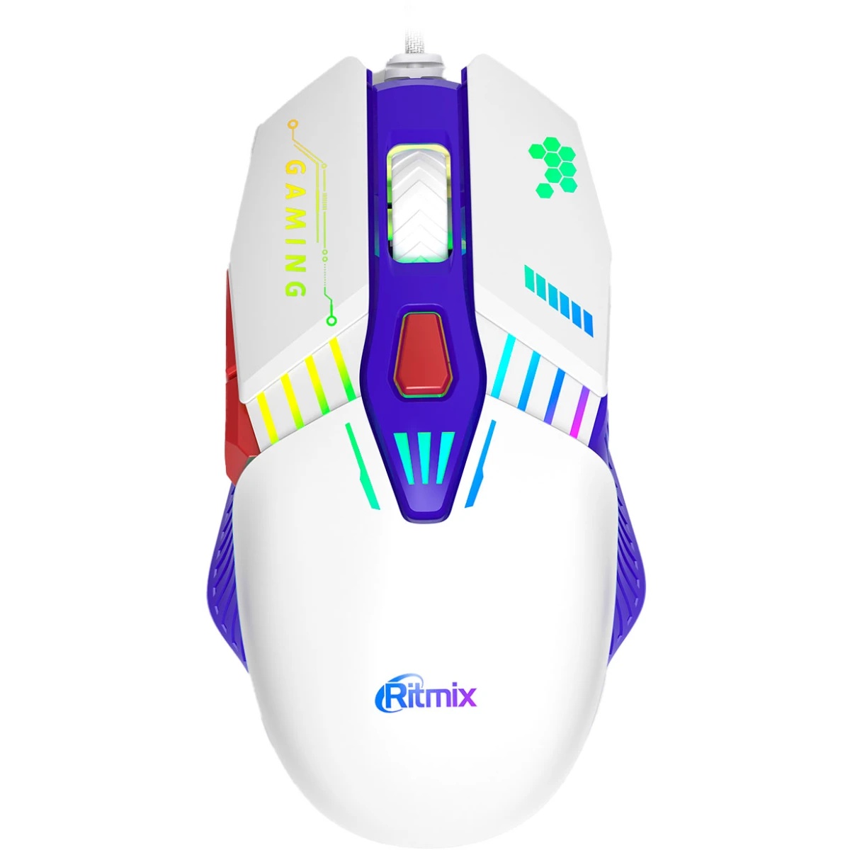 Мышь проводная Ritmix ROM-400 White