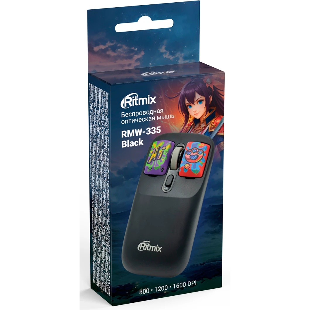 Мышь RITMIX RMW-335 Black