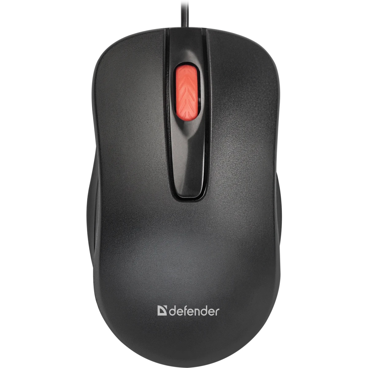 Мышь проводная Defender Point MM-756 черный, 1000 dpi, USB, кнопки - 3