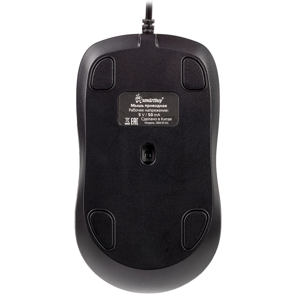 Мышь проводная Smartbuy 353 серая (SBM353G) / 40