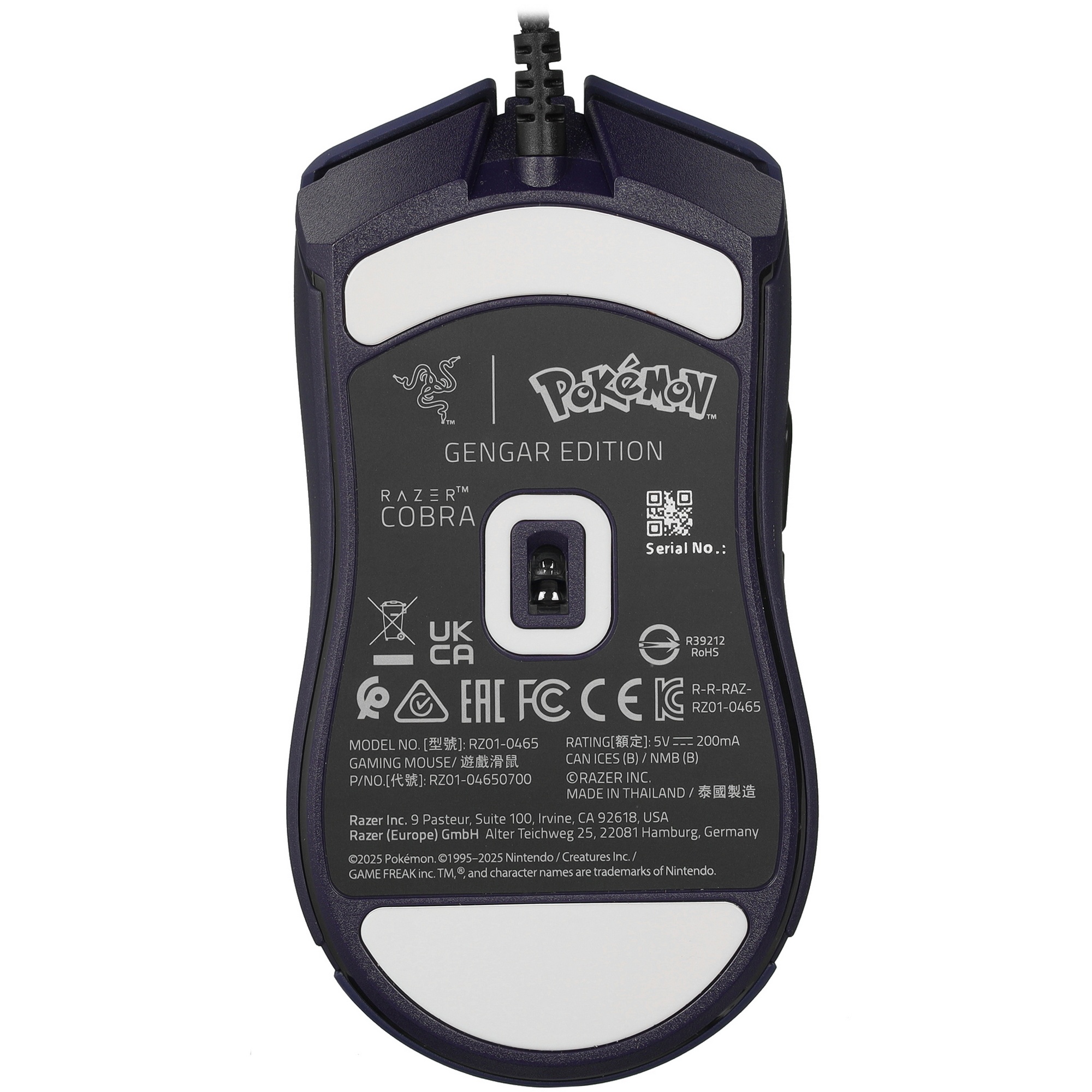 Игровая мышь Razer Cobra - Pokemon Gengar Ed./ Razer Cobra - Pokemon Gengar Ed.